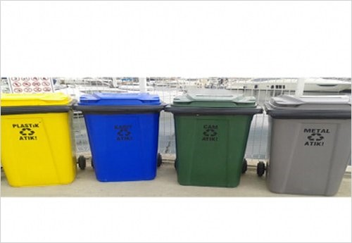Geri Dönüşüm Plastik Seti 240 Lt 
